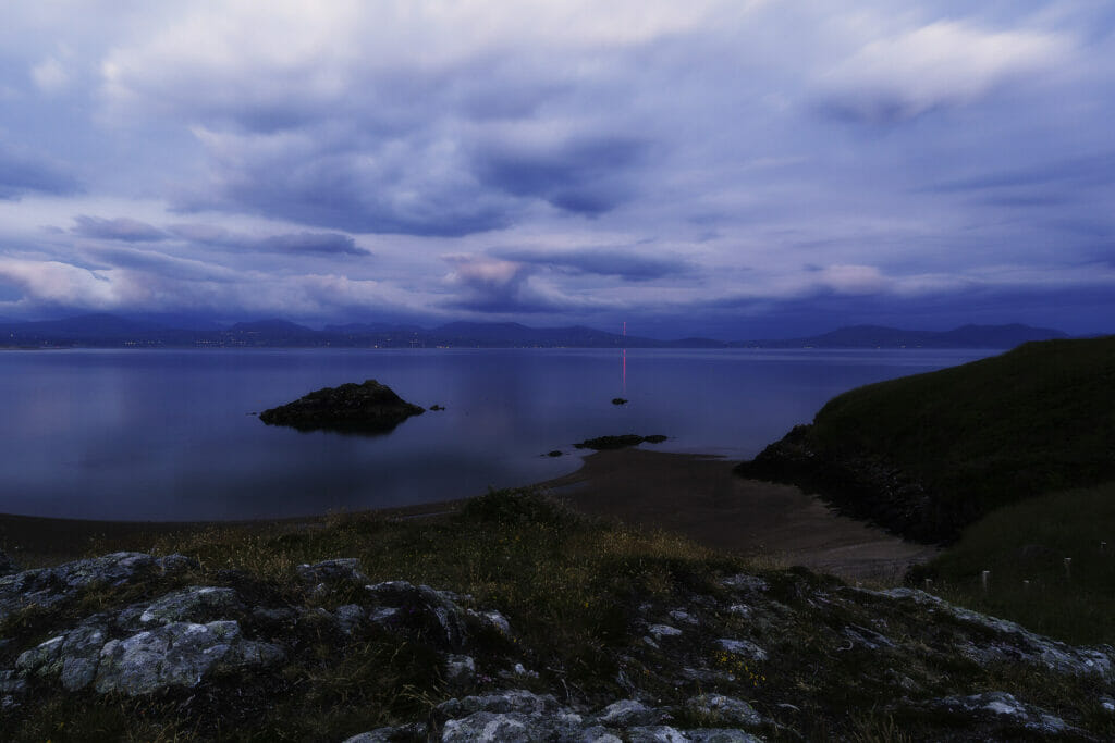 Photo taken at Penmon Point on Anglesey at Sunrise on the Shortest Night of the Year 2021